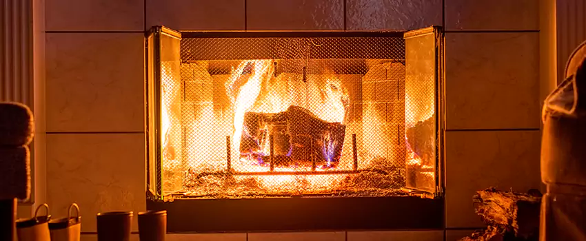 Mendota Hearth Landscape Fireplace Installation in Seabrook, Maryland